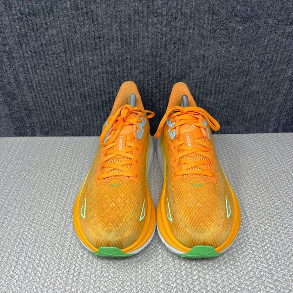 Hoka One One Clifton 9 Solar Flare Sherbet Orange Running Shoes Mens 8.5 D main image 6